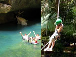 Zip Line Canopy Tour and Cave Tubing Excursion