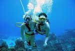 snuba diving in Cozumel does not get any better than this!