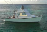 Cozumel deep sea fishing boat