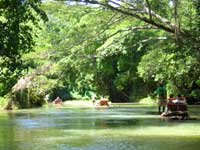 Views along the river rafting experience