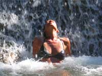 Under the Falls at Dunn's River Falls