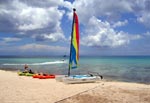 Beach at the all inclusive resort in Cozumel
