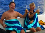 Cozumel catamaran drinks