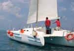 catamaran sailing in cozumel mexico