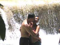 Dunn's River Falls kiss